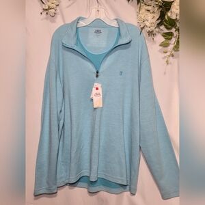 Izod Sky Blue Quarter-Zip Pullover